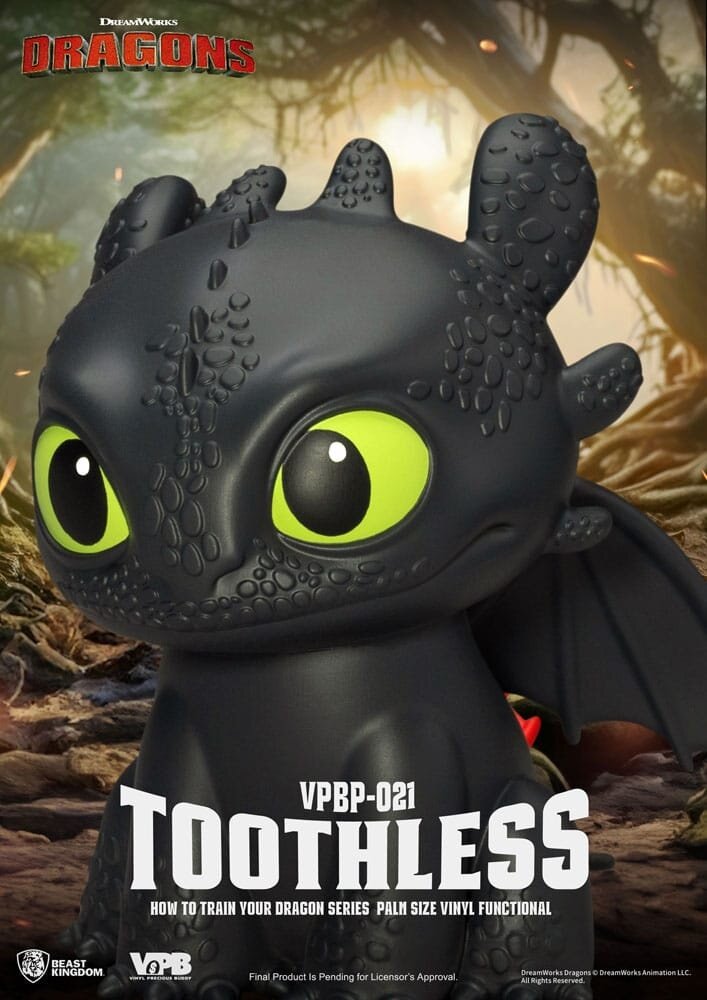 Beast Kingdom How to Train Your Dragon Piggy Vinyl Bank Toothless 12 cm Beast Kingdom How to Train Your Dragon Piggy Vinyl Bank Toothless 12 cm