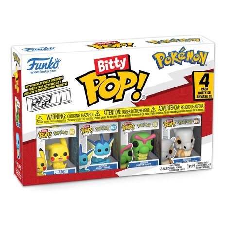 Funko Pokémon Bitty POP! Vinyl Figure 4-Pack Series 1 2 cm Funko Pokémon Bitty POP! Vinyl Figure 4-Pack Series 1 2 cm