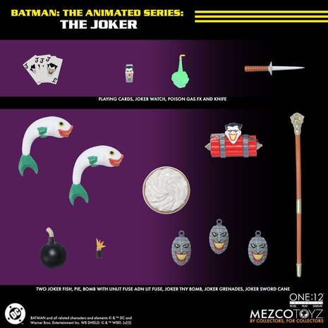 Mezco Toyz Batman: The Animated Series Action Figure 1/12 The Joker 17 cm Mezco Toyz Batman: The Animated Series Action Figure 1/12 The Joker 17 cm