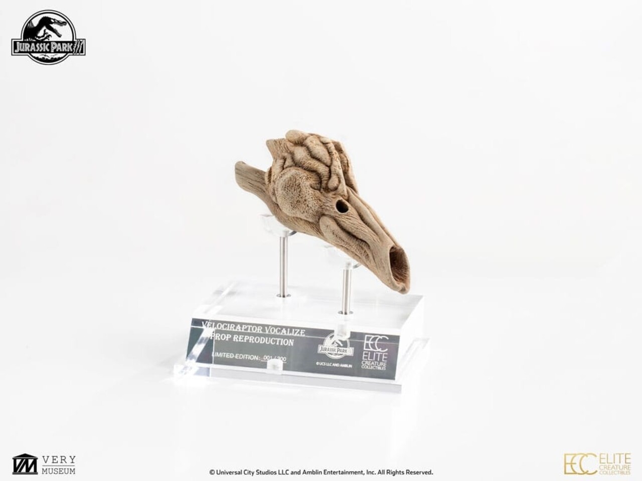 Elite Creature Collectibles Jurassic Park III Prop Replica 1/1 Velociraptor Resonance Chamber 18 cm Elite Creature Collectibles Jurassic Park III Prop Replica 1/1 Velociraptor Resonance Chamber 18 cm