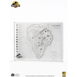 Elite Creature Collectibles Jurassic Park Replica Topographic Map Isla Nublar 27 cm Elite Creature Collectibles Jurassic Park Replica Topographic Map Isla Nublar 27 cm
