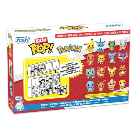 Funko Pokémon Bitty POP! Vinyl Figure 4-Pack Series 4 2 cm Funko Pokémon Bitty POP! Vinyl Figure 4-Pack Series 4 2 cm