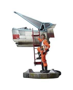 Sideshow Collectibles Star Wars Premium Format Statue Luke Skywalker & X-Wing: Red Five, Standing By 76 cm Sideshow Collectibles Star Wars Premium Format Statue Luke Skywalker & X-Wing: Red Five, Standing By 76 cm