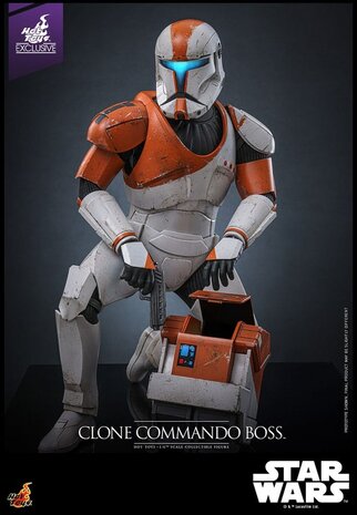 Hot Toys Star Wars: The Clone Wars Action Figure 1/6 Clone Commando Boss Hot Toys Exclusive 30 cm Hot Toys Star Wars: The Clone Wars Action Figure 1/6 Clone Commando Boss Hot Toys Exclusive 30 cm