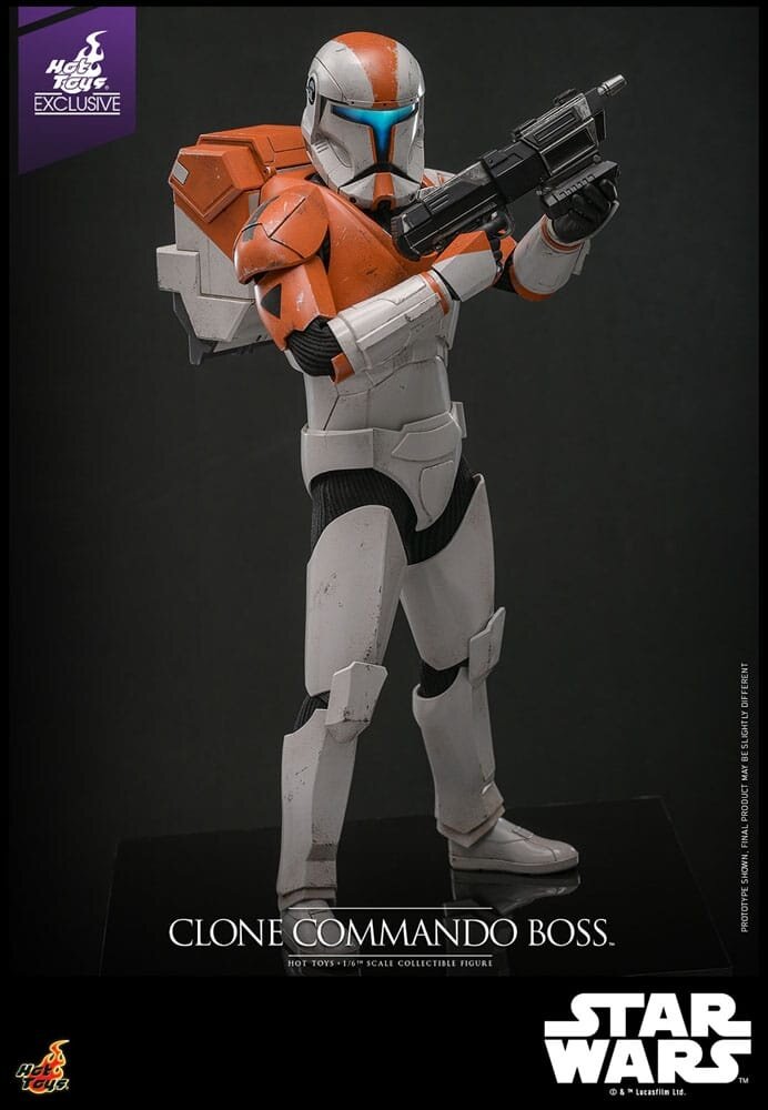 Hot Toys Star Wars: The Clone Wars Action Figure 1/6 Clone Commando Boss Hot Toys Exclusive 30 cm Hot Toys Star Wars: The Clone Wars Action Figure 1/6 Clone Commando Boss Hot Toys Exclusive 30 cm