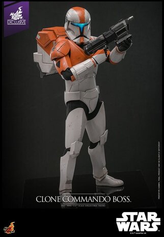 Hot Toys Star Wars: The Clone Wars Action Figure 1/6 Clone Commando Boss Hot Toys Exclusive 30 cm Hot Toys Star Wars: The Clone Wars Action Figure 1/6 Clone Commando Boss Hot Toys Exclusive 30 cm
