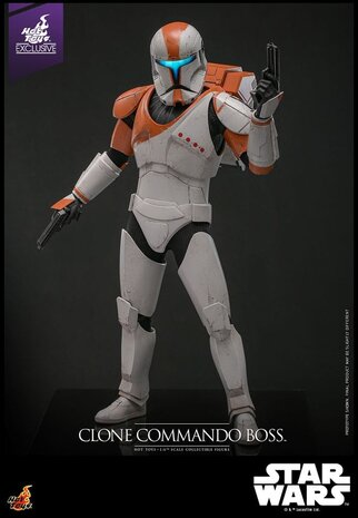 Hot Toys Star Wars: The Clone Wars Action Figure 1/6 Clone Commando Boss Hot Toys Exclusive 30 cm Hot Toys Star Wars: The Clone Wars Action Figure 1/6 Clone Commando Boss Hot Toys Exclusive 30 cm
