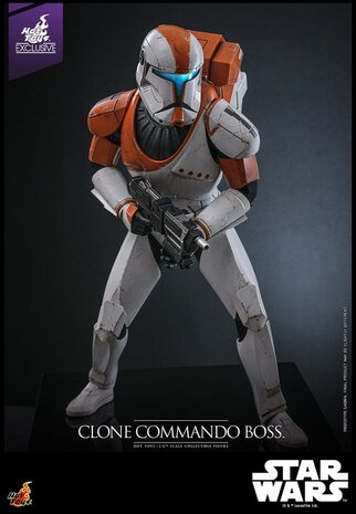 Hot Toys Star Wars: The Clone Wars Action Figure 1/6 Clone Commando Boss Hot Toys Exclusive 30 cm Hot Toys Star Wars: The Clone Wars Action Figure 1/6 Clone Commando Boss Hot Toys Exclusive 30 cm