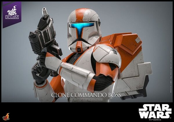 Hot Toys Star Wars: The Clone Wars Action Figure 1/6 Clone Commando Boss Hot Toys Exclusive 30 cm Hot Toys Star Wars: The Clone Wars Action Figure 1/6 Clone Commando Boss Hot Toys Exclusive 30 cm