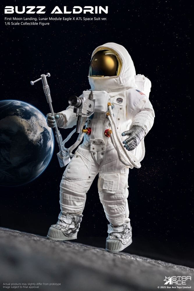 Star Ace Toys NASA Apollo 11 Action Figure 1/6 Buzz Aldrin 30 cm Star Ace Toys NASA Apollo 11 Action Figure 1/6 Buzz Aldrin 30 cm