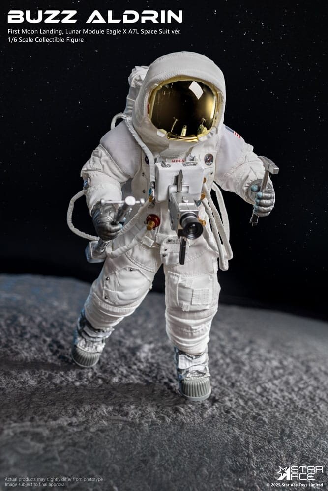 Star Ace Toys NASA Apollo 11 Action Figure 1/6 Buzz Aldrin 30 cm Star Ace Toys NASA Apollo 11 Action Figure 1/6 Buzz Aldrin 30 cm