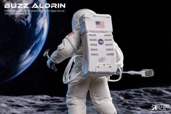 Star Ace Toys NASA Apollo 11 Action Figure 1/6 Buzz Aldrin 30 cm Star Ace Toys NASA Apollo 11 Action Figure 1/6 Buzz Aldrin 30 cm