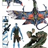 McFarlane Toys Avatar: The Way of Water Action Figure Recom Quaritch & RDA Banshee (Gold Label)