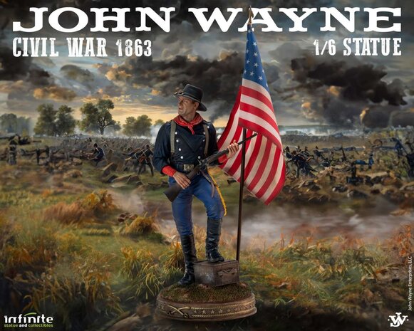 Infinite Statue The Horse Soldier Statue 1/6 John Wayne Civil War 1863 48 cm Infinite Statue The Horse Soldier Statue 1/6 John Wayne Civil War 1863 48 cm