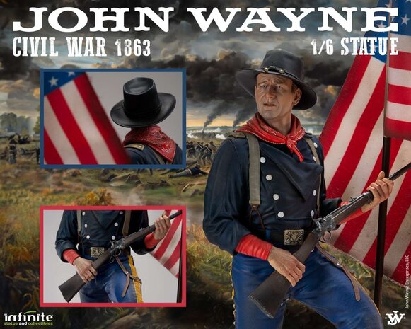 Infinite Statue The Horse Soldier Statue 1/6 John Wayne Civil War 1863 48 cm Infinite Statue The Horse Soldier Statue 1/6 John Wayne Civil War 1863 48 cm