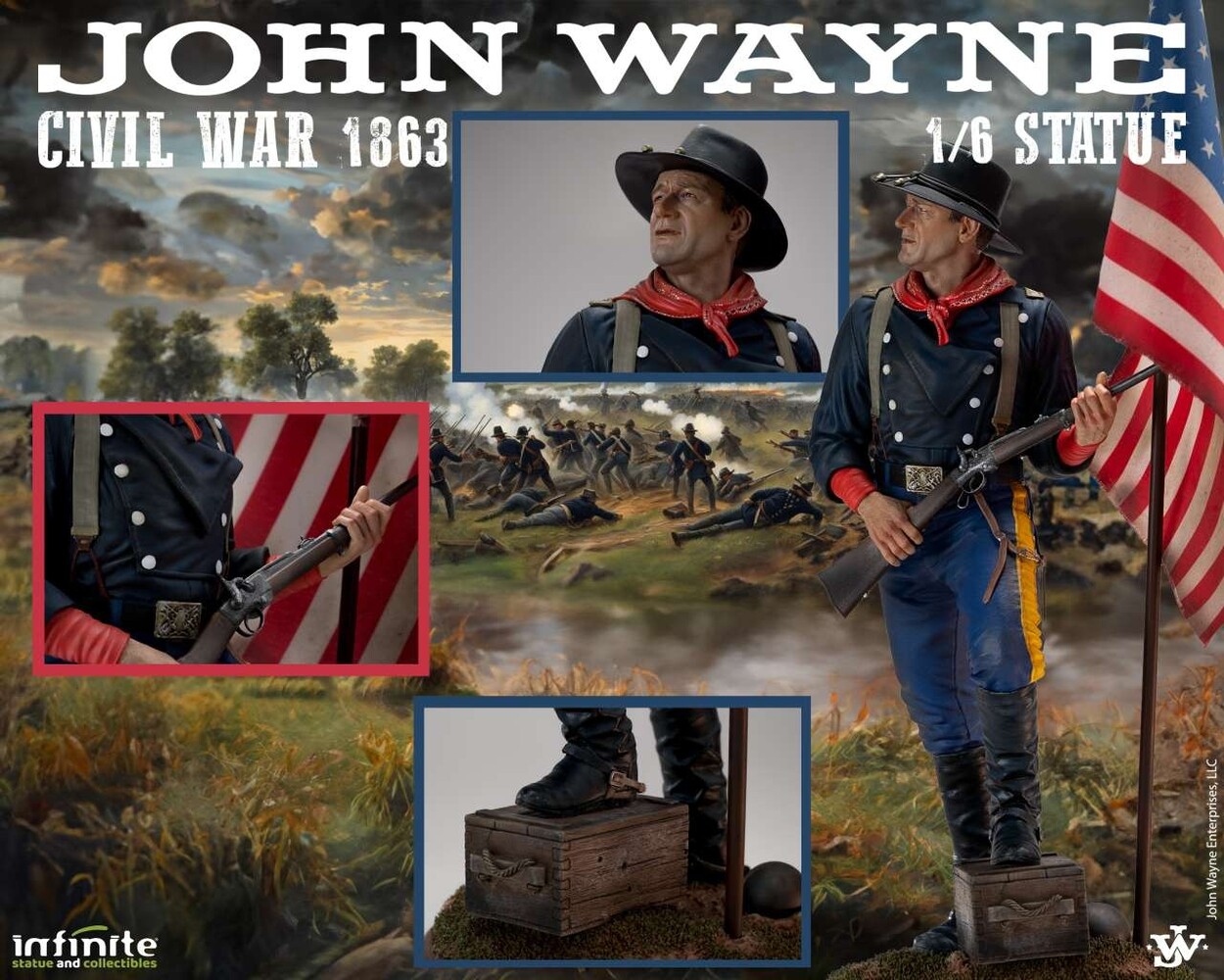 Infinite Statue The Horse Soldier Statue 1/6 John Wayne Civil War 1863 48 cm Infinite Statue The Horse Soldier Statue 1/6 John Wayne Civil War 1863 48 cm