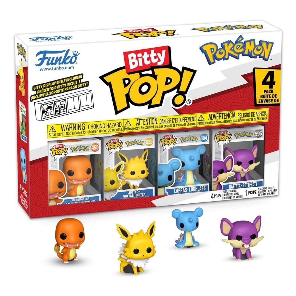 Funko Pokémon Bitty POP! Vinyl Figure 4-Pack Series 2 2 cm Funko Pokémon Bitty POP! Vinyl Figure 4-Pack Series 2 2 cm