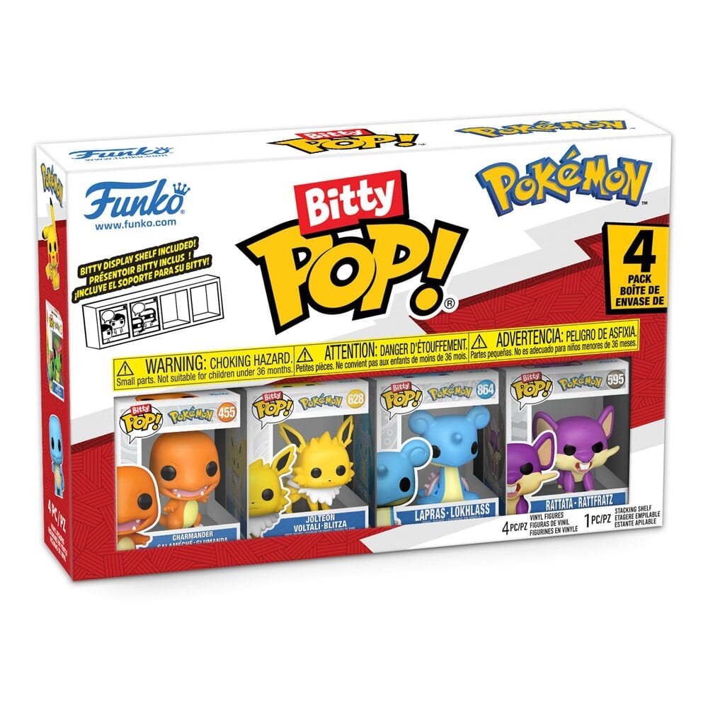 Funko Pokémon Bitty POP! Vinyl Figure 4-Pack Series 2 2 cm Funko Pokémon Bitty POP! Vinyl Figure 4-Pack Series 2 2 cm