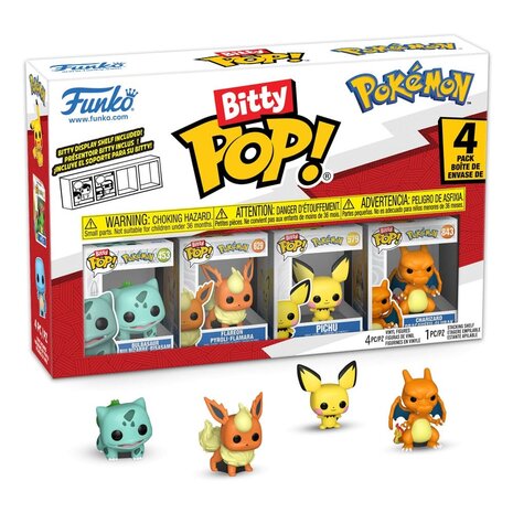 Funko Pokémon Bitty POP! Vinyl Figure 4-Pack Series 3 2 cm Funko Pokémon Bitty POP! Vinyl Figure 4-Pack Series 3 2 cm