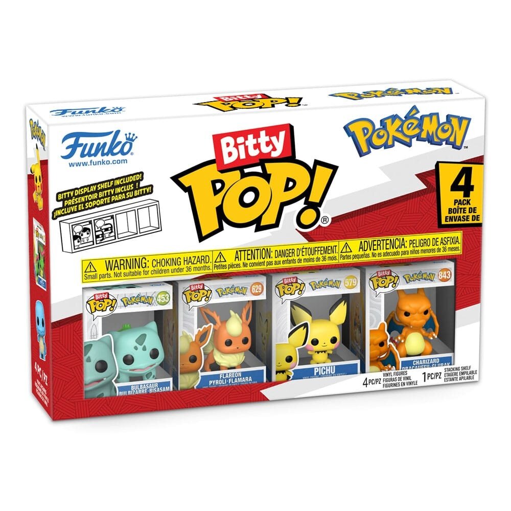 Funko Pokémon Bitty POP! Vinyl Figure 4-Pack Series 3 2 cm Funko Pokémon Bitty POP! Vinyl Figure 4-Pack Series 3 2 cm