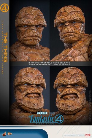 Hot Toys The Fantastic Four: First Steps Action Figure 1/6 The Thing 31 cm Hot Toys The Fantastic Four: First Steps Action Figure 1/6 The Thing 31 cm