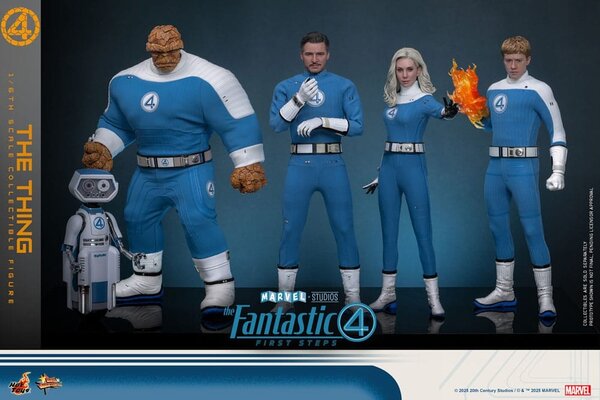 Hot Toys The Fantastic Four: First Steps Action Figure 1/6 The Thing 31 cm Hot Toys The Fantastic Four: First Steps Action Figure 1/6 The Thing 31 cm
