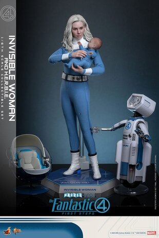 Hot Toys The Fantastic Four: First Steps Action Figure 2-Pack 1/6 Invisible Woman & H.E.R.B.I.E. 28 cm Hot Toys The Fantastic Four: First Steps Action Figure 2-Pack 1/6 Invisible Woman & H.E.R.B.I.E. 28 cm