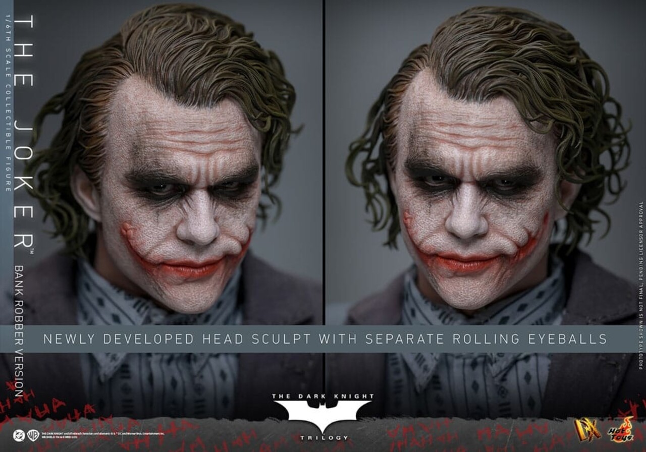 Hot Toys The Dark Knight DX Action Figure 1/6 The Joker (Bank Robber Version) 30 cm Hot Toys The Dark Knight DX Action Figure 1/6 The Joker (Bank Robber Version) 30 cm