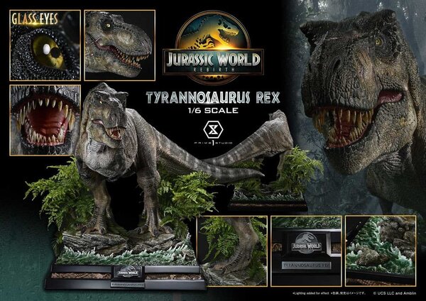 Prime 1 Studio Jurassic World Rebirth Legacy Museum Collection Statue 1/6 Tyrannosaurus Rex 94 cm Prime 1 Studio Jurassic World Rebirth Legacy Museum Collection Statue 1/6 Tyrannosaurus Rex 94 cm