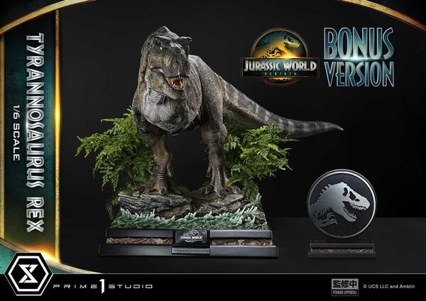Prime 1 Studio Jurassic World Rebirth Legacy Museum Collection Statue 1/6 Tyrannosaurus Rex Bonus Version 94 cm Prime 1 Studio Jurassic World Rebirth Legacy Museum Collection Statue 1/6 Tyrannosaurus Rex Bonus Version 94 cm