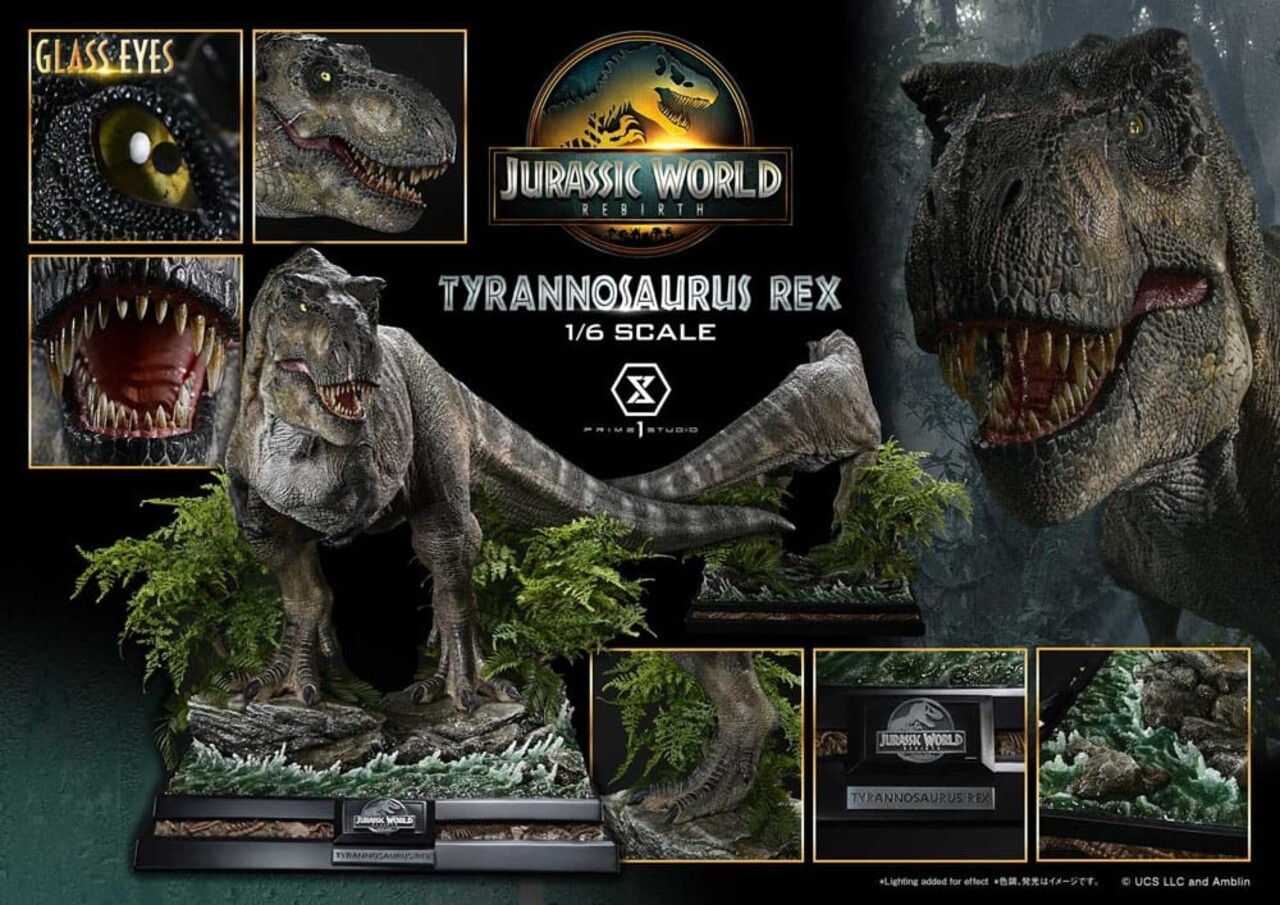 Prime 1 Studio Jurassic World Rebirth Legacy Museum Collection Statue 1/6 Tyrannosaurus Rex Bonus Version 94 cm Prime 1 Studio Jurassic World Rebirth Legacy Museum Collection Statue 1/6 Tyrannosaurus Rex Bonus Version 94 cm