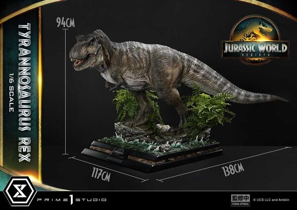 Prime 1 Studio Jurassic World Rebirth Legacy Museum Collection Statue 1/6 Tyrannosaurus Rex Bonus Version 94 cm Prime 1 Studio Jurassic World Rebirth Legacy Museum Collection Statue 1/6 Tyrannosaurus Rex Bonus Version 94 cm