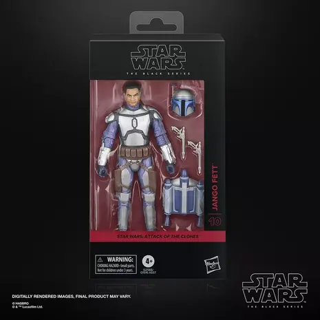 Hasbro Star Wars Episode II Black Series Action Figure Jango Fett 15 cm Hasbro Star Wars Episode II Black Series Action Figure Jango Fett 15 cm