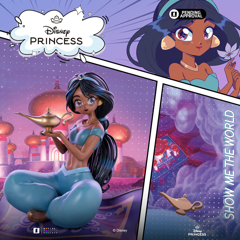 Iron Studios Disney Anime Princess Scale Statue Jasmine 15 cm Iron Studios Disney Anime Princess Scale Statue Jasmine 15 cm