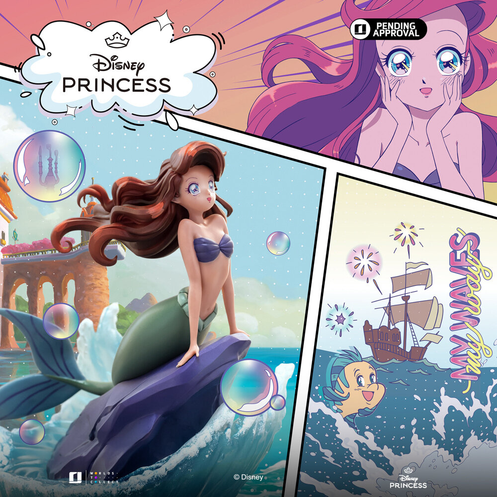 Iron Studios Disney Anime Princess Scale Statue The Little Mermaid Ariel 15 cm Iron Studios Disney Anime Princess Scale Statue The Little Mermaid Ariel 15 cm