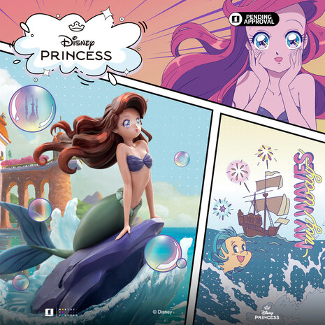 Iron Studios Disney Anime Princess Scale Statue The Little Mermaid Ariel 15 cm Iron Studios Disney Anime Princess Scale Statue The Little Mermaid Ariel 15 cm