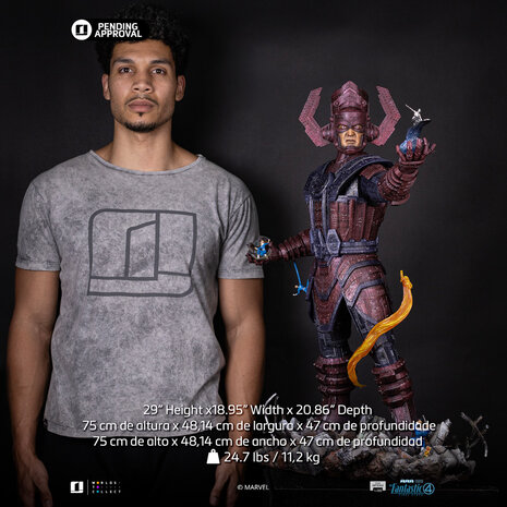 Iron Studios Fantastic Four Demi Art Scale Statue 1/20 Galactus Battle Diorama Deluxe 80 cm