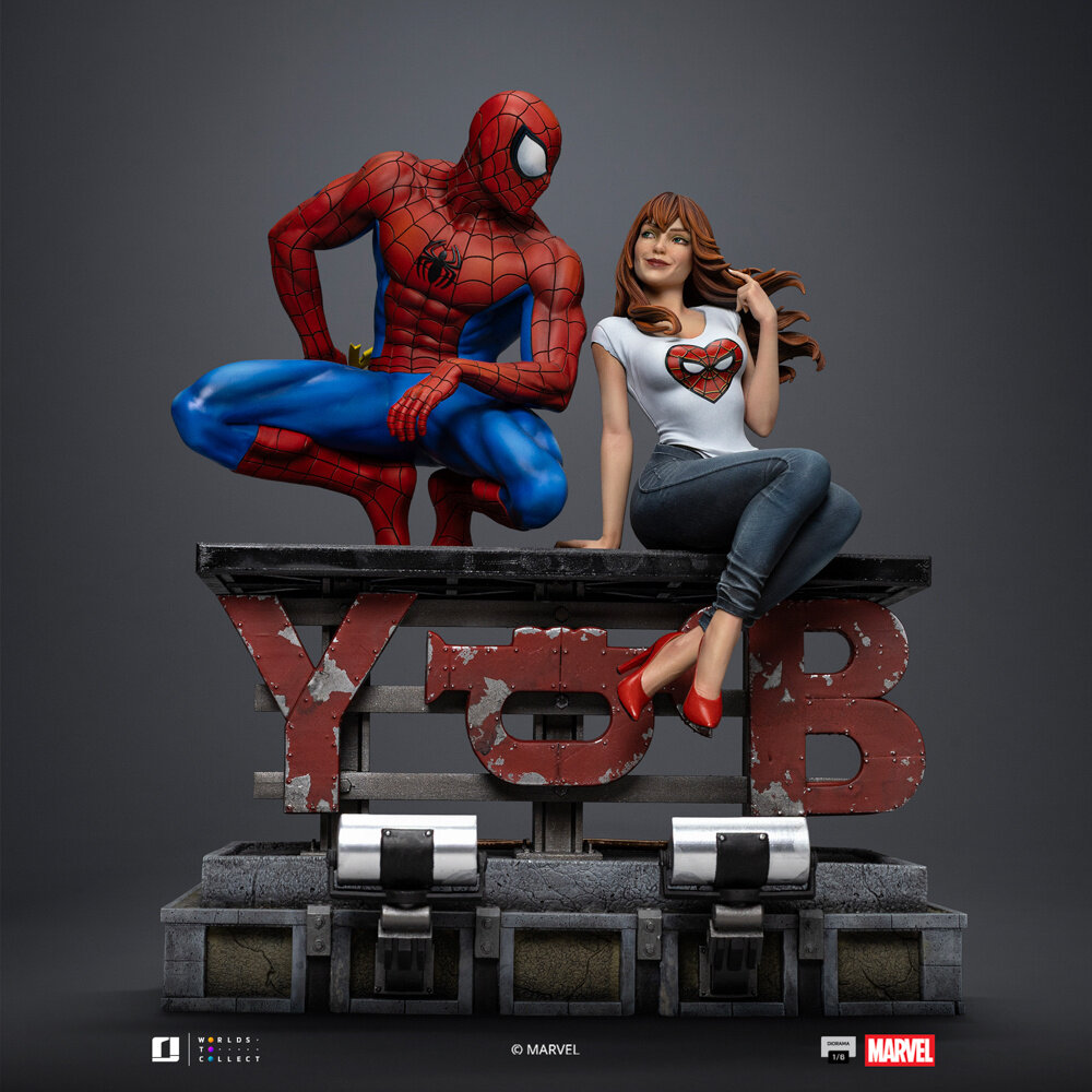 Iron Studios Spider-Man Diorama Art Scale Statue 1/6 Spider-Man and Mary Jane 35 cm Iron Studios Spider-Man Diorama Art Scale Statue 1/6 Spider-Man and Mary Jane 35 cm