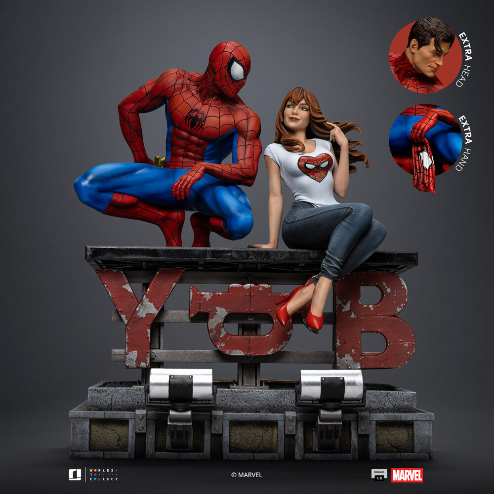 Iron Studios Spider-Man Diorama Art Scale Statue 1/6 Spider-Man and Mary Jane 35 cm Iron Studios Spider-Man Diorama Art Scale Statue 1/6 Spider-Man and Mary Jane 35 cm