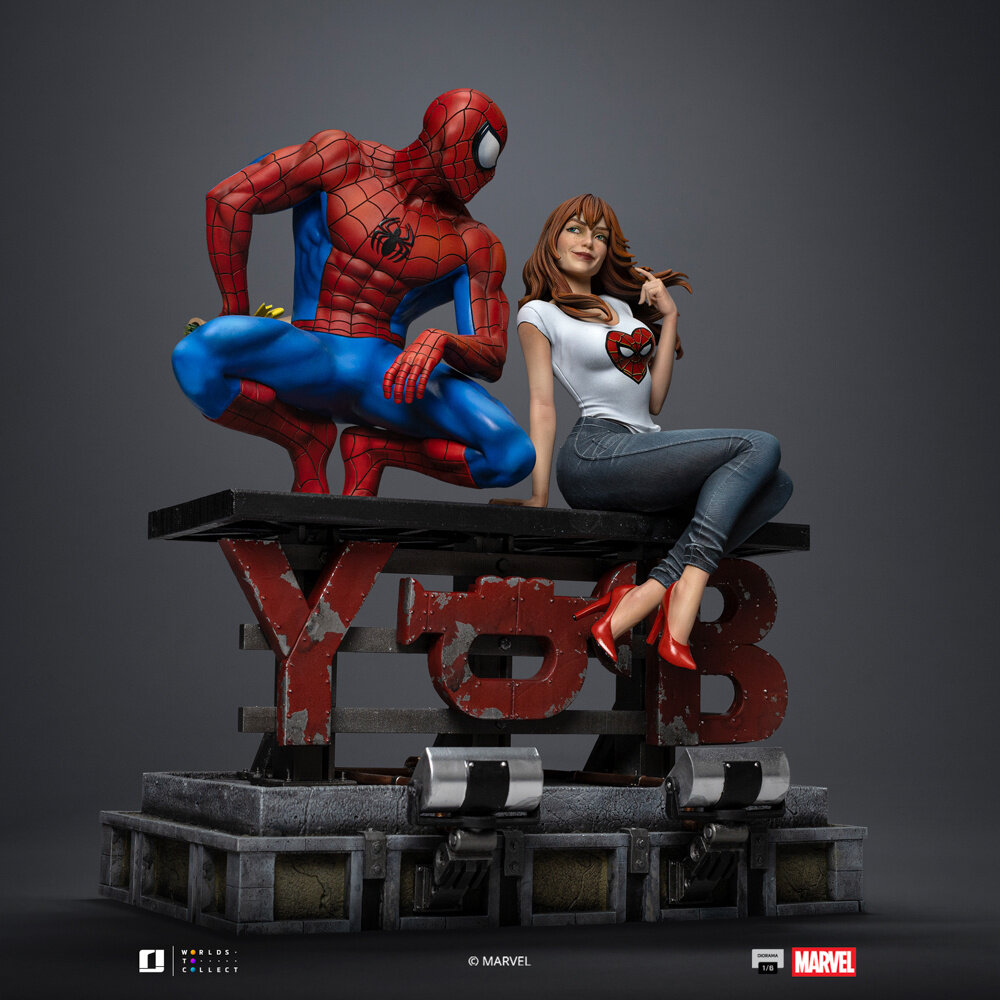 Iron Studios Spider-Man Diorama Art Scale Statue 1/6 Spider-Man and Mary Jane 35 cm Iron Studios Spider-Man Diorama Art Scale Statue 1/6 Spider-Man and Mary Jane 35 cm