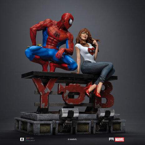 Iron Studios Spider-Man Diorama Art Scale Statue 1/6 Spider-Man and Mary Jane 35 cm Iron Studios Spider-Man Diorama Art Scale Statue 1/6 Spider-Man and Mary Jane 35 cm