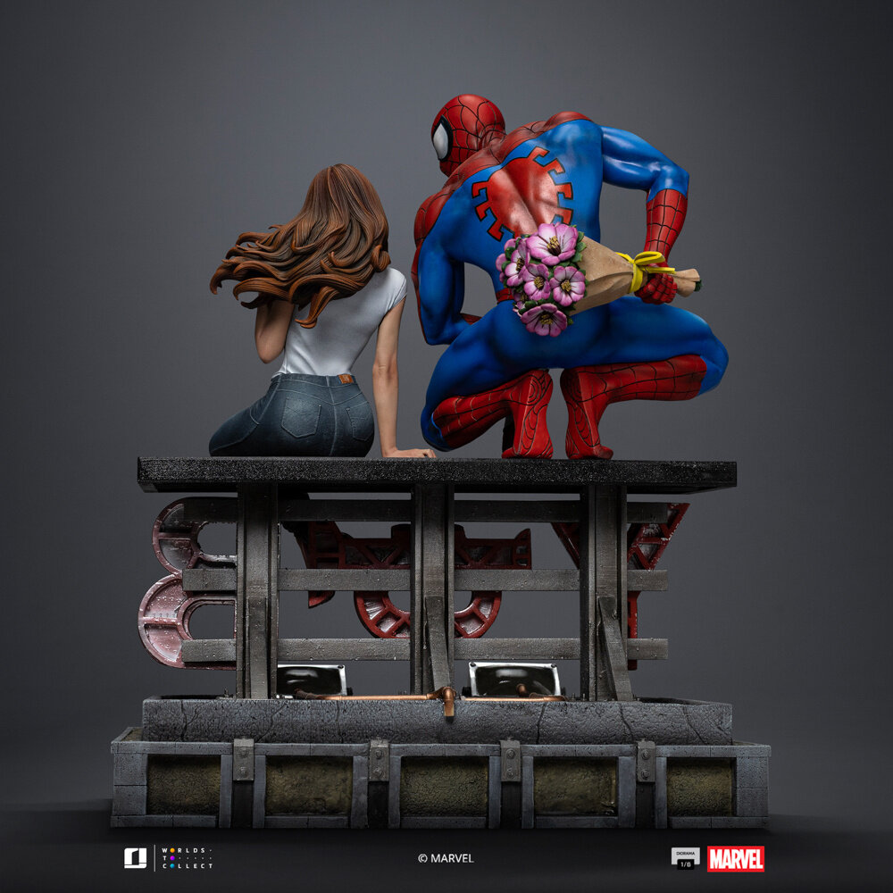 Iron Studios Spider-Man Diorama Art Scale Statue 1/6 Spider-Man and Mary Jane 35 cm Iron Studios Spider-Man Diorama Art Scale Statue 1/6 Spider-Man and Mary Jane 35 cm