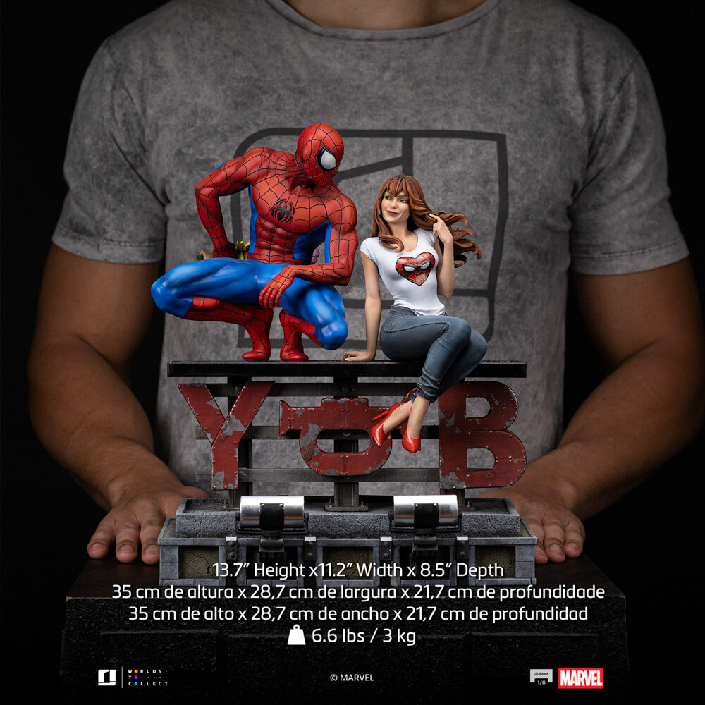 Iron Studios Spider-Man Diorama Art Scale Statue 1/6 Spider-Man and Mary Jane 35 cm Iron Studios Spider-Man Diorama Art Scale Statue 1/6 Spider-Man and Mary Jane 35 cm