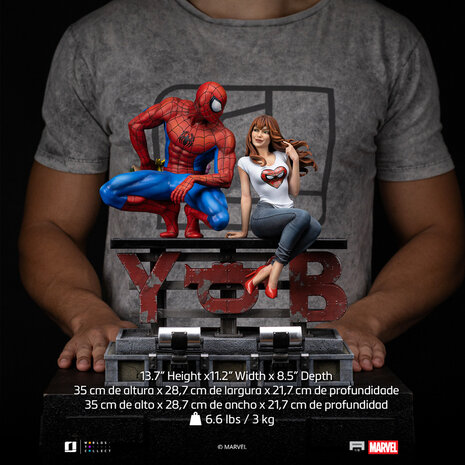 Iron Studios Spider-Man Diorama Art Scale Statue 1/6 Spider-Man and Mary Jane 35 cm Iron Studios Spider-Man Diorama Art Scale Statue 1/6 Spider-Man and Mary Jane 35 cm