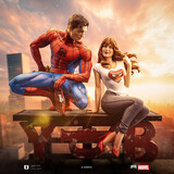 Iron Studios Spider-Man Diorama Art Scale Statue 1/6 Spider-Man and Mary Jane 35 cm Iron Studios Spider-Man Diorama Art Scale Statue 1/6 Spider-Man and Mary Jane 35 cm