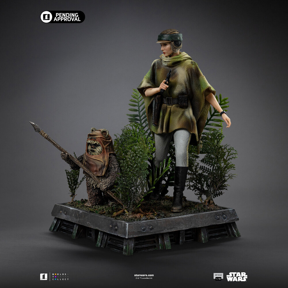 Iron Studios Star Wars Episode VI Art Scale Statue 1/10 Leia and Wicket 21 cm Iron Studios Star Wars Episode VI Art Scale Statue 1/10 Leia and Wicket 21 cm