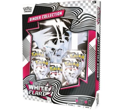 The Pokémon Company Pokémon Scarlet & Violet White Flare Binder Collection The Pokémon Company Pokémon Scarlet & Violet White Flare Binder Collection