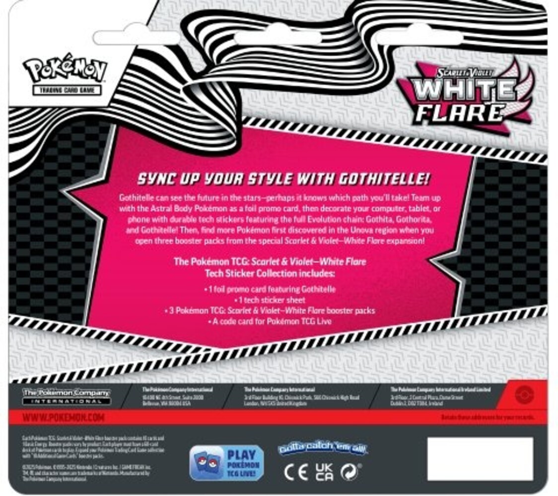 The Pokémon Company Pokémon Scarlet & Violet White Flare Tech Sticker Collection The Pokémon Company Pokémon Scarlet & Violet White Flare Tech Sticker Collection