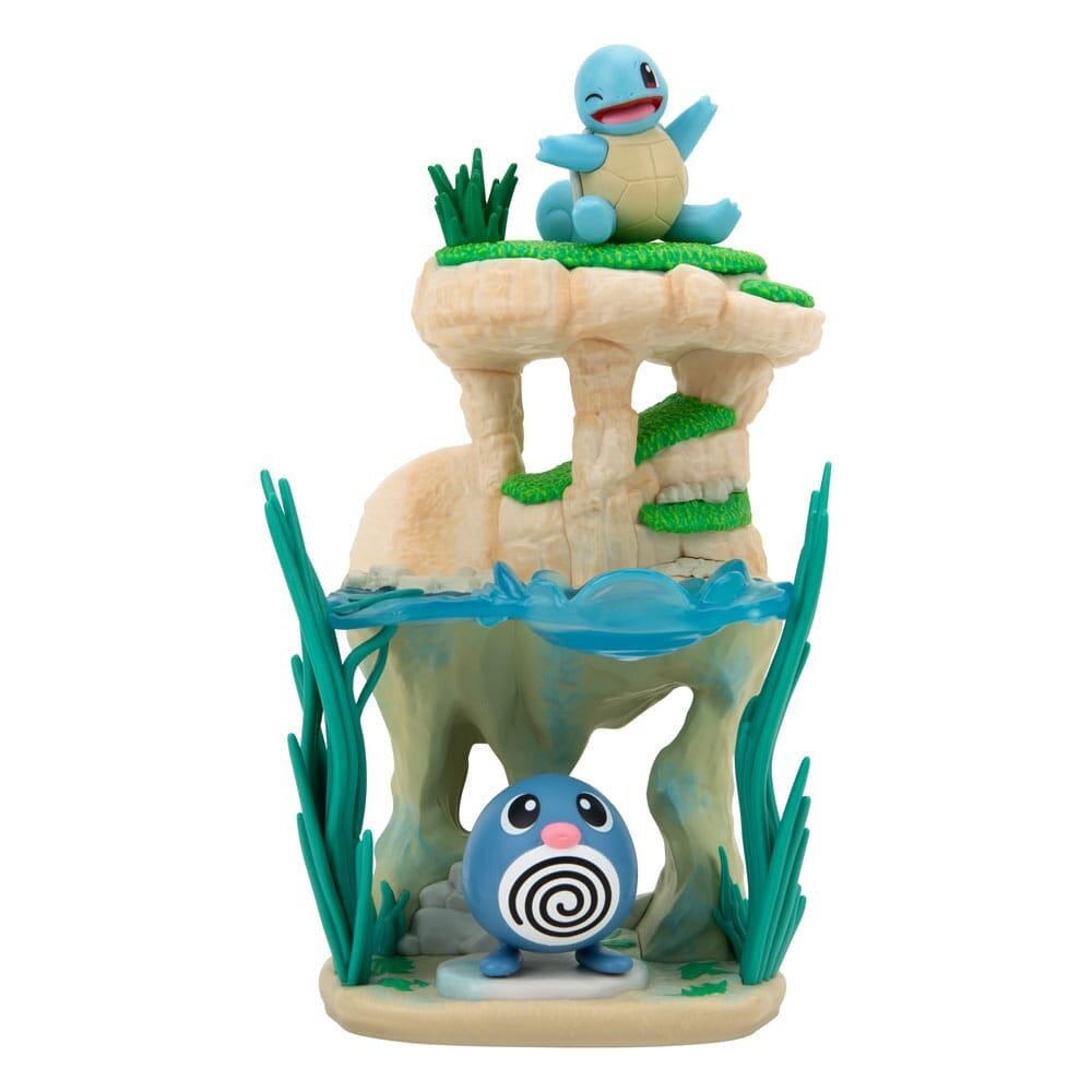 Jazwares Pokémon Environment Set Shoreside Lake & Poliwag & Squirtle 15 cm Jazwares Pokémon Environment Set Shoreside Lake & Poliwag & Squirtle 15 cm