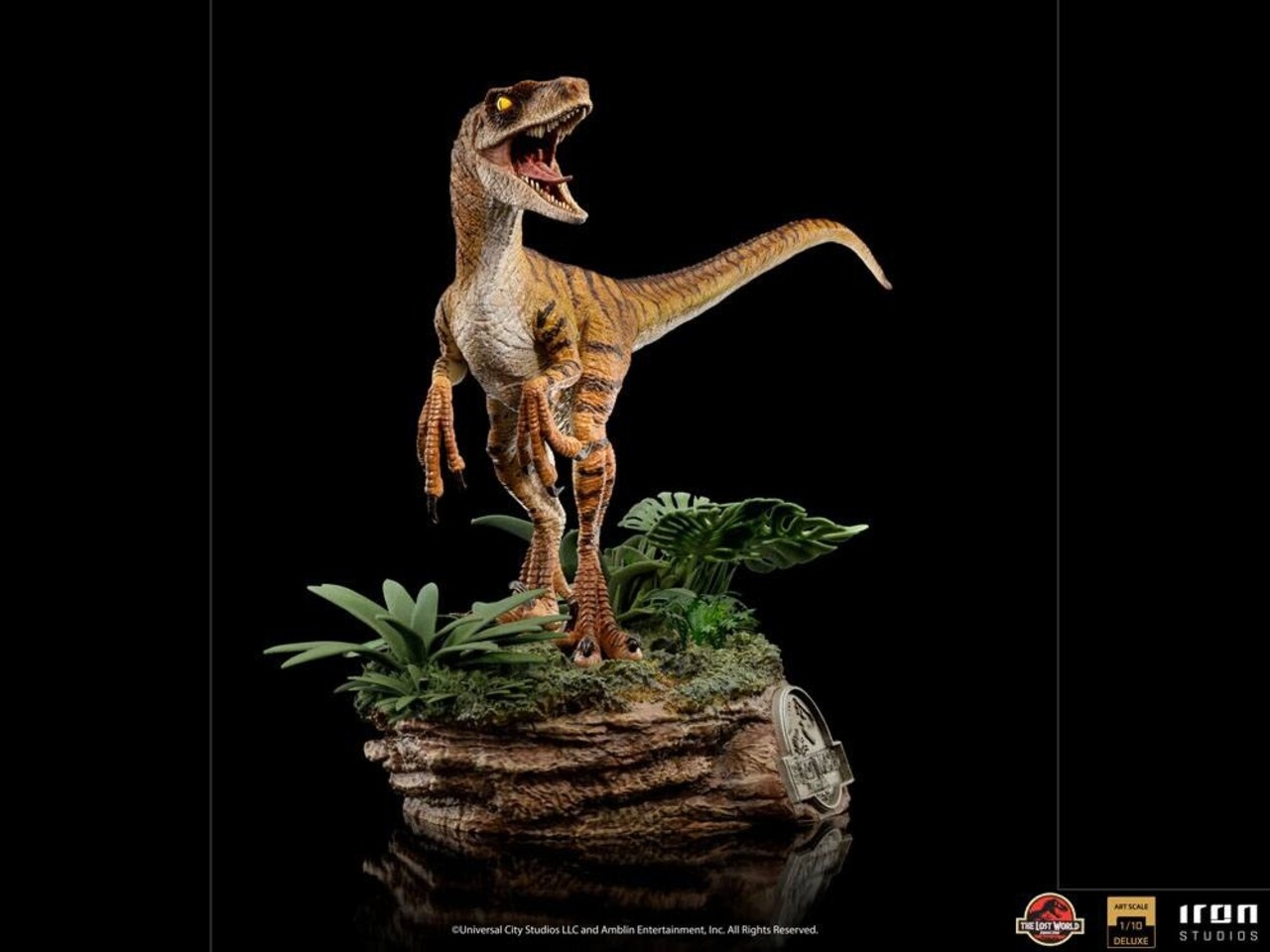 Iron Studios Jurassic World The Lost World Deluxe Art Scale Statue 1/10 Velociraptor 18 cm Iron Studios Jurassic World The Lost World Deluxe Art Scale Statue 1/10 Velociraptor 18 cm